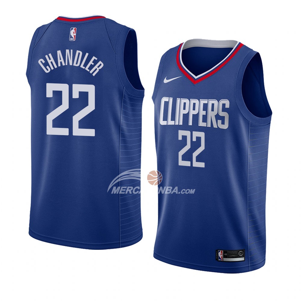 Maglia Los Angeles Clippers Wilson Chandler Icon 2018 Blu